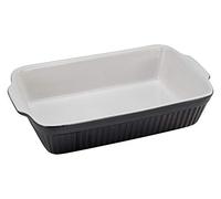 CreaTable, 23531, Serie Classic BLACK & WHITE rechteckig, Geschirrset, Auflaufform 1 teilig