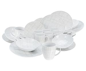 CreaTable, 25798, Serie Shabby Chic - Serie Home, Geschirrset, Kombiservice 32 teilig