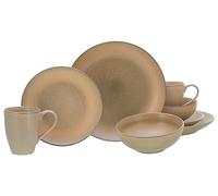 CreaTable, 25855, Serie Sierra Nevada Tierra, Geschirrset, Kombiservice 8 teilig