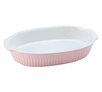 CreaTable, 33056, Serie Classic PASTELL Kitchen, Auflaufform oval, rosé, Geschirrset, Auflaufform 1 teilig