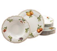 Creatable Flora Orchard da tavola, da toletta, di Porcellana, Motivo Floreale, Multicolore, Set da 12