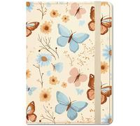 CREATACBIN Custodie Per Passaporto Farfalla Portapassaporto Biglietti Aerei Portafoglio Accessori Viaggio Essenziali Sottile Portatile Impermeabile Porta Carte Credito Libretto Biglietti 14.8x21cm