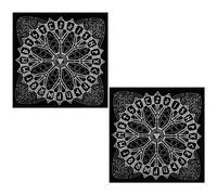 CREATCABIN 2 pezzi tovaglia per altare tarocchi rune vichinghe costellazione celeste tarocchi coperta spirituale arazzo sacro panno per divinazione, stregoneria, regalo pagano, amante dei tarocchi, 40