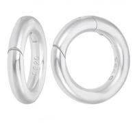 CREATCABIN 2 pz O-Ring A Molla Anelli per Cancelli A 925 Clip A Molla In Argento Sterling Chiusure A Morsetto Piccolo Chiusure A Chiusura Liscia Rotonda Risultati Connettori per Creazione 12mm