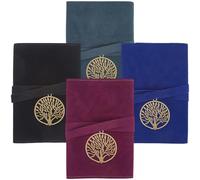 CREATCABIN 4 Borse Porta Carte dei Tarocchi in Velluto con Pendenti dell'Albero della Vita, Avvolgi Tarocchi, Borsa per Trasporto dei Tarocchi, 12.6x3x7.5cm