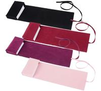 CREATCABIN 4 Pz Velluto Tarocchi Card Holder Tarocchi Carte Immagazzinaggio Borse Carta Tarocchi Tarocchi Wrap Borsa Carrozza Tarocchi Deck Portaoggetti per Forniture Stregoneria 12.6x3x7.5cm