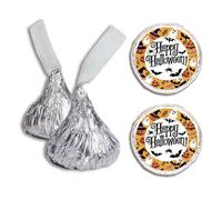 CREATCABIN 500 pz Etichette Adesive Gocce Cioccolato Adesivi Baci Halloween Adesivi Caramelle Baci Bomboniere Decorazioni Matrimoni Addio al Nubilato Festa Fidanzamento Decorazioni Le Vacanze 2cm