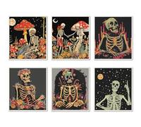 CREATCABIN 6 pz Strofinacci Svedesi Cucina Strofinacci Svedesi Riutilizzabili Strofinacci Assorbenti In Spugna Cellulosa Panni Pulizia Lavabili Ad Asciugatura Rapida Senza Odore Strofinacci 19.5x17.2c