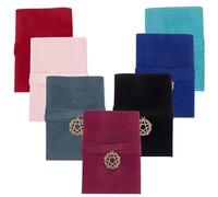 CREATCABIN 7 pz Sacchetti per Carte Dei Tarocchi In Velluto Set Portaoggetti per Tarocchi Custodia per Tarocchi Tacchetti In Stoffa Porta Carte con Pendenti A Stella per Tarocchi Carte Da Gioco Oracle