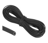 CREATCABIN 98 Piede Sostituzione Zanzariera Scanalata Porta Zanzariera Scanalata 0.11 Pollici PVC Plastica Nera Riparazione Cordone Rotondo Guarnizione Striscia Supporto Installazione Sostituzione