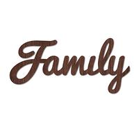 CREATCABIN Famiglia Lettere in Legno Cartello in Legno Arte da Parete Parole Tagliate al Laser Scultura Decorativa da Parete Appendere Incompiuta L'Inaugurazione della Casa 11.9 x 5.5 Pollice