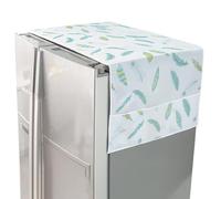 CREATCABIN Panno Antipolvere Frigorifero PVEA Copertura Impermeabile Lavatrice Copertura Superiore Antipolvere Frigorifero Multiuso Tasche Laterali La Protezione Degli Elettrodomestici Cucina 190x62cm