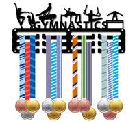CREATCABIN Porta Medaglie da Ginnastica, Porta Medaglie, Porta Medaglie, Sport, Metallo, Premi da Appendere, in Ferro, Supporto Piccolo, Decorazione, Premi per Uomini, da Parete, per Casa 29x13cm