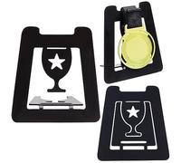 CREATCABIN Porta Medaglie Espositore per Medaglie Medaglie Singole Appendiabiti A Nastro Cornice per Esposizione da Tavolo Scaffale per Trofei Scaffale per Atleti Sportivi in Metallo 12.8 x 11.85cm