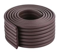 CREATCABIN Protezioni Bordi Da 6.56 piede Paraurti Sicurezza Marroni Strisce Anticollisione Imbottitura Bordi Adesivo Imbottitura In Schiuma Gomma Morbida Extra Larga Cuscino Bordi Mobili Scrivanie 2m