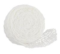CREATCABIN Rotolo Rete Carne 16.4 Piede Rete Alimenti Secchi Rete Elastica in Cotone Bianco Applicatore Spago Macellaio Accessori La Cucina L'Essiccazione Salumi e La Produzione Salsicce 4.5x0.15cm