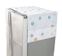 CREATCABIN Telo Antipolvere per Frigorifero e Lavatrice Impermeabile in PVEA Antipolvere Multiuso con Tasche Laterali per Riporre Gli Elettrodomestici da Cucina 190x62cm