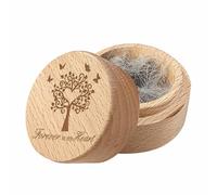 CREATCABIN Urna Funeraria Legno Animali Picco Taglia Urne Ceneri Scato Ricordo Peli Animali Sempre nel Mio Cuore Urne Decorative Legno Acacia Scato Commemorativa Cremazione Regalo Cani Gatti 5x4cm