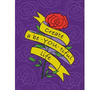 Create a Be-YOU-tiful Life, stylish graph paper notebook, 8,5”x11”, 120 grid pages, perfect for gift: Be yourself. Dream big. Create a Be-YOU-tiful Life. Perfect notebook for you.