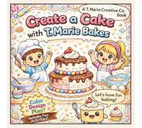Create A Cake With T. Marie Bakes: A Kids’ Coloring Book with Fun Baking Activities, Cake Design, and Creative Play for Ages 4-8