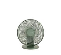 CREATE / AIR DUAL COMPACT/Ventilatore da tavolo e da parete con batteria ricaricabile verde sage/Silenzioso, 2 in 1, autonomia fino a 7 ore, 3 velocità, 10W