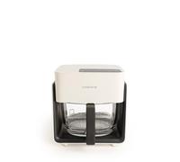 CREATE/AIR FRYER STUDIO CRYSTAL/Friggitrice ad aria 4,2 L senza vaporizzatore d’acqua bianco panna/Capacità 5-6 porzioni, 6 programmi, vassoio in vetro, controllo di tempo e temperatura, 1300W