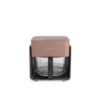 CREATE/AIR FRYER STUDIO CRYSTAL/Friggitrice ad aria 4,2 L senza vaporizzatore d’acqua moka/Capacità 5-6 porzioni, 6 programmi, vassoio in vetro, controllo di tempo e temperatura, 1300W
