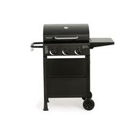 BBQ GAS BURNER - Barbecue A Gas 9kW Con 3 Bruciatori E Tavolo Pieghevole Exclusive