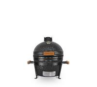 CREATE/BBQ KAMADO/Barbecue affumicatore in ceramica nero 16 pollici/Può arrostire, affumicare e cuocere, con regolatore di temperatura e due prese d’aria.