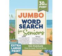 Create Calm Jumbo Extra Large Print Word Search for Seniors (Tascabile)
