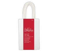 Create Christmas Borse Kraft, Bianco