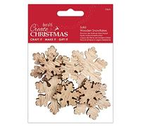 Create Christmas Forme di Legno del mestiere, Naturale