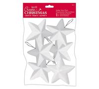 Create Christmas Forme in polistirolo, bianco, 10 cm