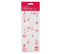 Create Christmas lucido Outline stickers-festive Houses, multicolore, taglia unica