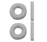 Create idea 1 Paio Di Cuscinetti E 2 Cuscinetti Per Fascia Compatibile con Sennheiser PX100 PX100-II PX200 PX200-II PXC150 PXC200 Cuscinetti Auricolari Per Cuffie Parti Di Riparazione