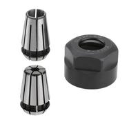 Create idea 1 Set Di Dadi Per Pinza A Molla ER11 Pinza Da 1/4 Di Pollice Pinza Da 1/8 Di Pollice Con Dado Di Serraggio ER11 Adatto Per Utensili Per Tornio Fresatrice Macchine Incisione CNC