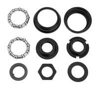 Create idea 1 Set Di Movimento Centrale Per Bicicletta Set Di Tazze Carnk 5/16x9 24TPI BMX Cruiser Bike Set Compatibile Con BMX Compatibile Con Cruiser Bike Bike Nero