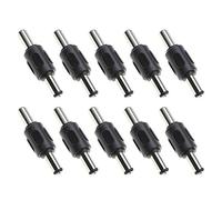 Create idea 10 accoppiatori/convertitori/connettori CC da 5,5 x 2,1 mm, con jack da maschio a maschio, per telecamere CCTV