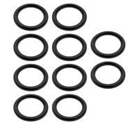 Create idea 10 guarnizioni in gomma per valvola sommergibile compatibile con Intex 10745 P6029, diametro esterno 56 mm, diametro interno 41,5 mm, altezza 4,6 mm, nero