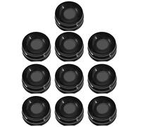 Create idea 10 Pezzi Basi Per Espositori Da Supporti Per Sfere Supporti Per Sfere Di Cristallo Per Sfera Da 2,5-5 Cm Decorazione Per Desktop Per Ufficio Domestico 2,7x1,15 Cm Plastica Nera