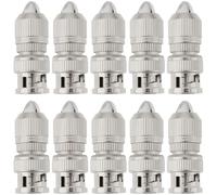 Create idea 10 Pezzi Connettore Femmina BNC Twist-on Per Telecamere CCTV Coassiali RG6 RG59