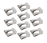 Create idea 10 Pezzi Di Fissaggio A Clip A Forcella Per Perno Di Diametro M6 Nichel 65 Manganese Clip Di Fissaggio Rapido Morsetto A U Dado Clip Vite (14,2x11,3x6 Mm)