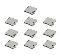 Create idea 10pcs Connettori Per Slot Per Schede Micro SD A 9 Pin 15x14x1,8 Mm Mazzo Di Schede TF Per Schede Di Sviluppo E Lettori