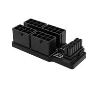 Create idea 12VHPWR - Connettore di alimentazione GPU da 16 pin a 4X 8 pin, 600 W, PCIe 5.0 ATX 3.0, adattatore a 180 gradi per scheda grafica RTX 4090 3090Ti a 12+4 pin (tipo A)
