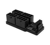 Create idea 12VHPWR da 16 Pin A 4 Pin da 8 Pin 600 W Adattatore PCIe 5.0 ATX 3.0 A 180 Gradi per Scheda Grafica RTX 4090 3090Ti A 12+4 Pin (Tipo B)