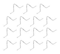 Create idea 15x Anelli Guida Per Lenza A Serpente Da 8 Mm Adatti Per La Pesca Alla Trota E Alla Mosca Argento