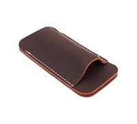 Create idea 1Pc EDC Cintura Organizer Knife-s Guaina Pieghevole Coltello - s Supporto orizzontale in pelle per cinture 2 "e sotto Marrone (11,6 x 4,5 cm)