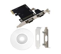 Create idea 1PC Scheda Porta Scheda Seriale PCI Express Adattatore di Estensione Seriale PCI Express Scheda di Espansione Seriale da PCI-E A RS232 Compatibile con Windows XP/Vista/7/8