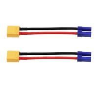 Create idea 2 cavi adattatori da maschio XT90 a femmina EC5 da 10 cm, cavo adattatore convertitore 12 AWG, per modelli di auto RC, modelli di aeromobili e modelli di barche