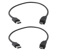 Create idea 2 cavi USB tipo C maschio a 8 pin per fotocamera, 30 cm, compatibile con fotocamera Nikon UC-E6 porta a cavo di sincronizzazione dati e immagini di tipo C per telefoni cellulari